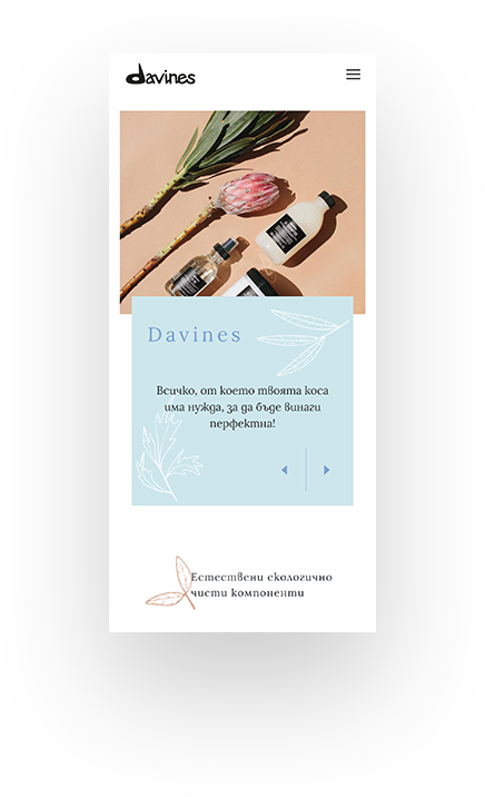 davines website