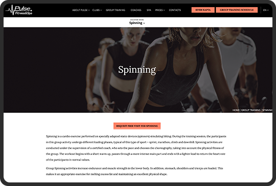 Pulse Fitness-pages